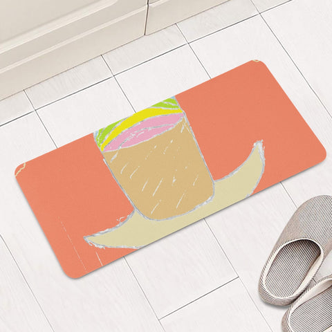 Image of Cupcake Drawing Rectangular Doormat