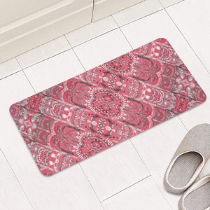 Fancy Ornament Pattern Design Rectangular Doormat