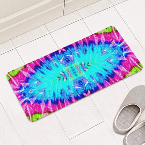 Colorful Tie Dye Rectangular Doormat