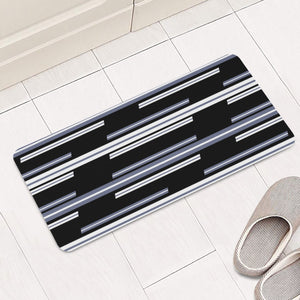 Modern Geometric Stripes Design Rectangular Doormat