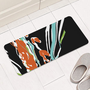 Multicolor Abstract Print Rectangular Doormat