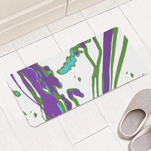 Multicolored Abstract Print Rectangular Doormat