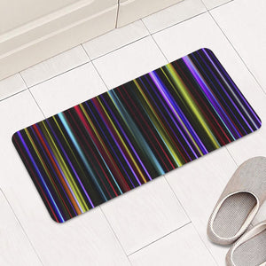 Multicolor Striped Print Design Rectangular Doormat
