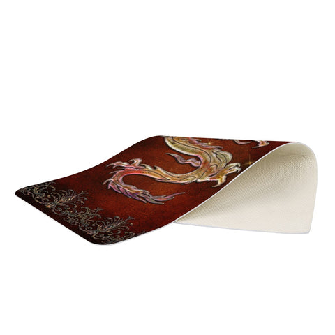 Image of Chinese Dragon Rectangular Doormat