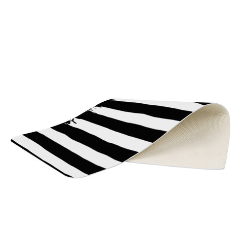 Image of Stripe Ornamental Rectangular Doormat