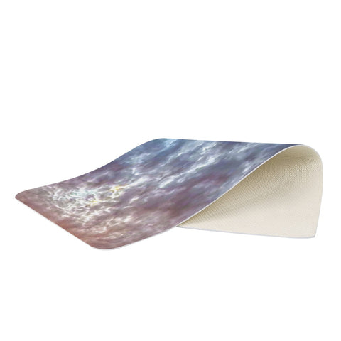 Image of Stormy Sky Abstract Print Rectangular Doormat
