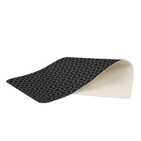 Image of Black & White #10 Rectangular Doormat