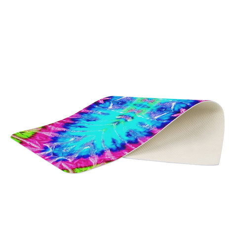 Image of Colorful Tie Dye Rectangular Doormat