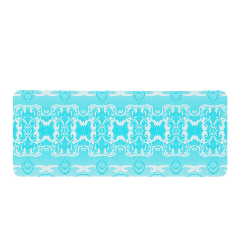 Image of Blue Rectangular Doormat