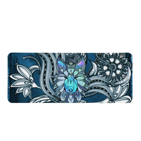 Image of Awesome Wolf Rectangular Doormat