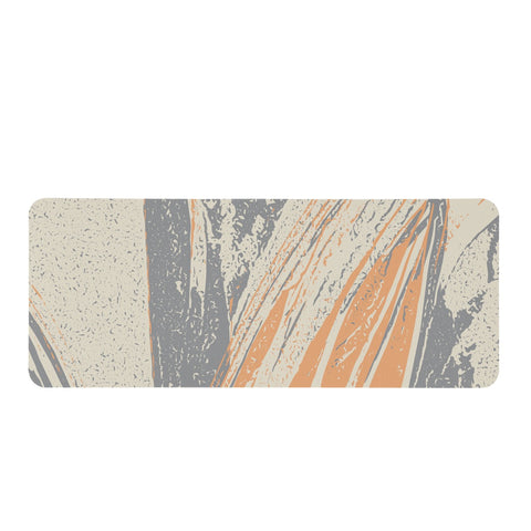Image of Ultimate Gray, Apricot Nectar & Baby'S Breath Rectangular Doormat