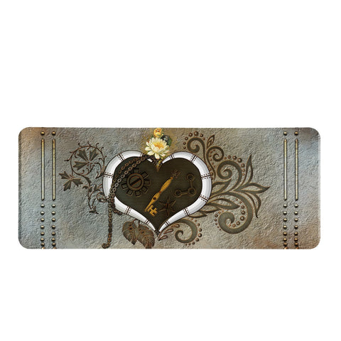Image of Steampunk Heart Rectangular Doormat