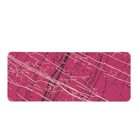 Image of Raspberry Sorbet, Meteorite & Pale Dogwood Rectangular Doormat