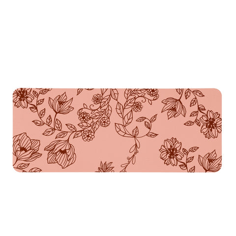 Image of Flower Rectangular Doormat