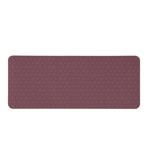 Image of Burgundy #1 Rectangular Doormat