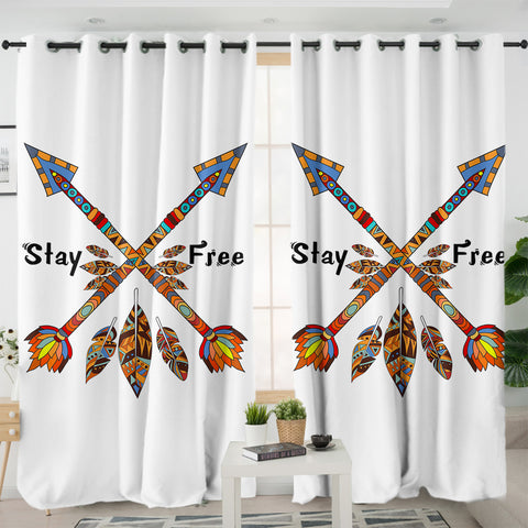 Image of Star Free X Arrows SWKL3356 - 2 Panel Curtains