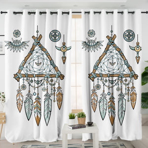 Triangle Dreamcatcher SWKL3345 - 2 Panel Curtains