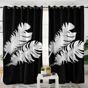 White Feather SWKL3317 - 2 Panel Curtains