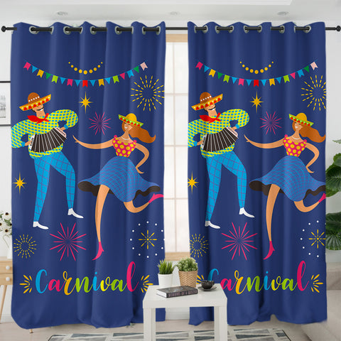 Image of Carnival SWKL3381 - 2 Panel Curtains