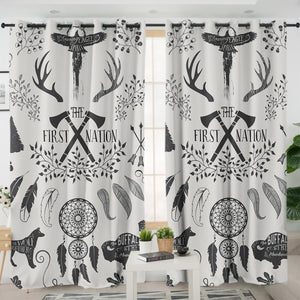 The First Nation SWKL3334 - 2 Panel Curtains