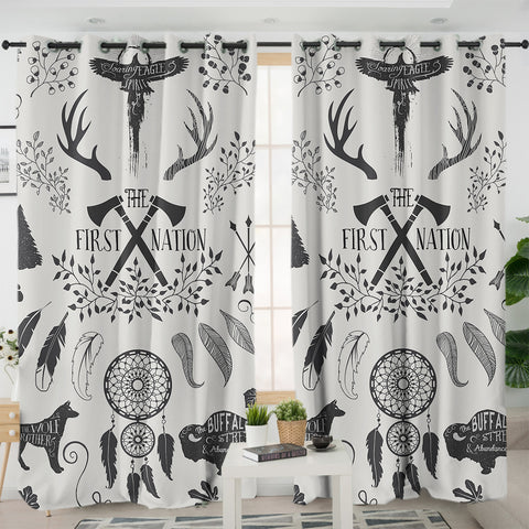 Image of The First Nation SWKL3334 - 2 Panel Curtains