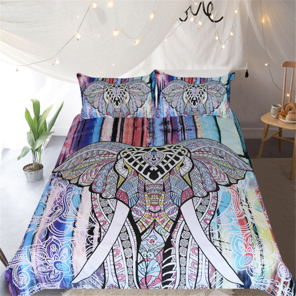 Mandala Elephant Bedding Set - Beddingify