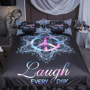 Peace Symbol Comforter Set - Beddingify