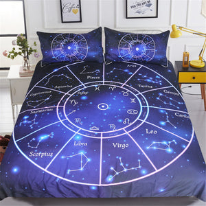 Twelve Constellations Bedding Set - Beddingify