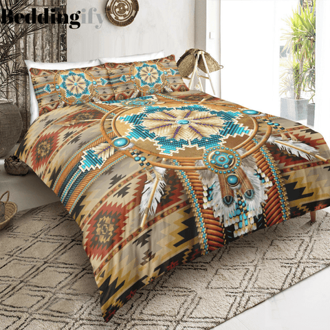 Image of Indian inspired - Cherokee Pattern Bedding Set - Beddingify