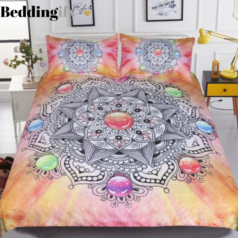 Crystal Gemstone Bohemian Bedding Set - Beddingify