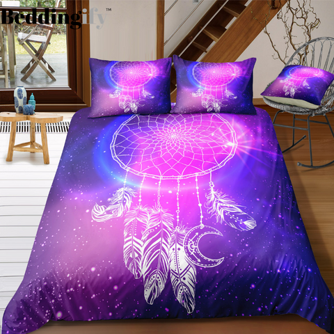Image of Galaxy Dreamcatcher Bedding Set - Beddingify