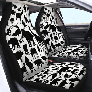 Black Animal SWQT1371 Car Seat Covers
