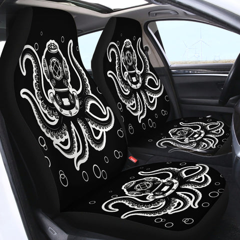 Image of Black Octopus SWQT0063 Car Seat Covers