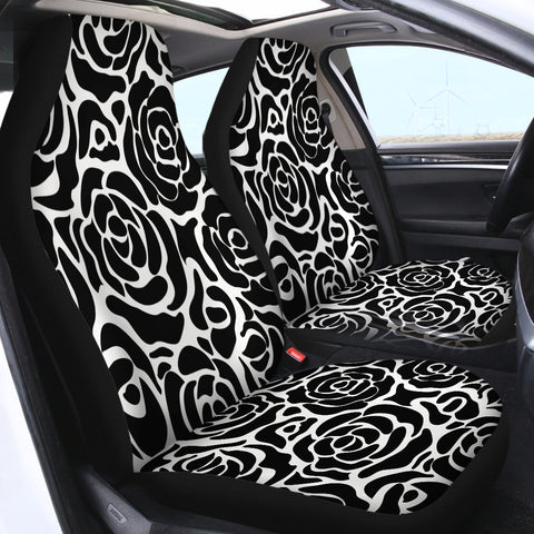 Image of Black Rose SWQT1377 Car Seat Covers
