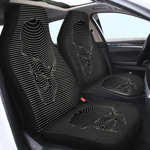 Black Skull SWQT0100 Car Seat Covers