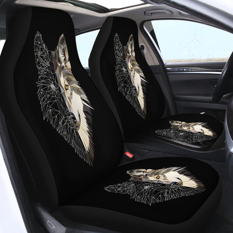 Image of Black Wolf SWQT0068 Car Seat Covers