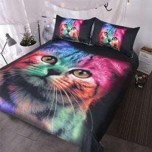 Colorful Cat Bedding Set - Beddingify