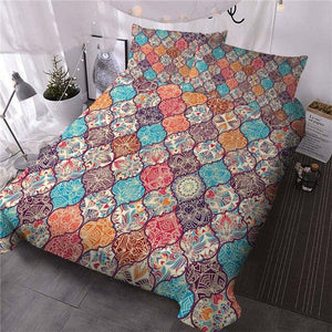Vintage Colorful Comforter Set - Beddingify
