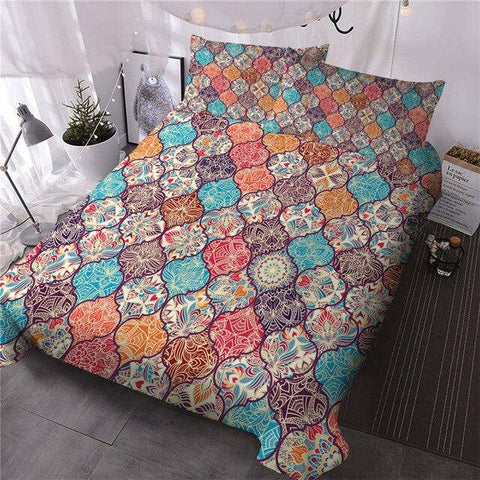 Image of Vintage Colorful Comforter Set - Beddingify