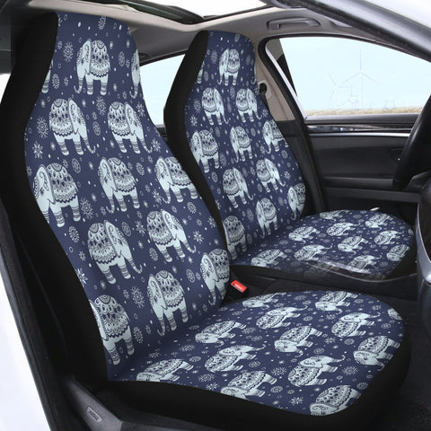 Image of Blue Elephant SWQT0297 Car Seat Covers