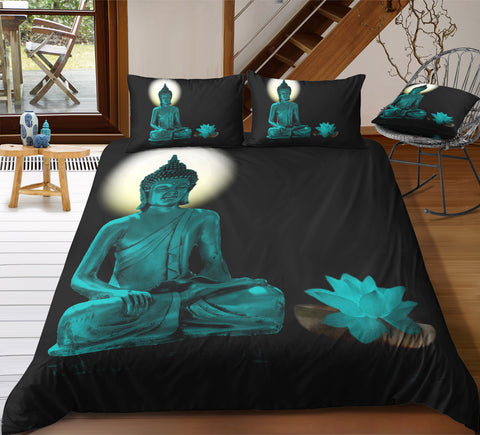Image of Buddha Sculpture Bedding Set - Beddingify