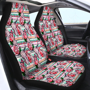 Buffalo Pink Rose SWQT1002 Car Seat Covers