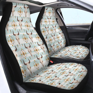 Buffalo Skull Head SWQT0839 Car Seat Covers