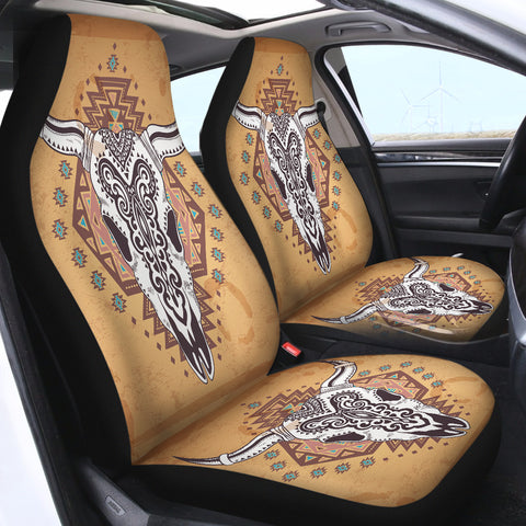 Image of Buffalo Skull SWQT0080 Car Seat Covers