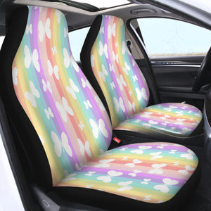 Butterfly Rainbow SWQT1008 Car Seat Covers