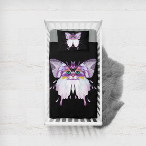 Butterfly SWCC1911 Crib Bedding, Crib Fitted Sheet, Crib Blanket