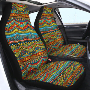African Stripes SWQT1823 Car Seat Covers