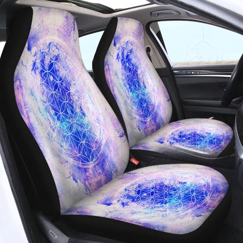 Image of Cosmic Mandala SWQT2007 Car Seat Covers