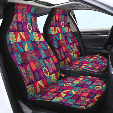 Image of Mandala Butterflies SWQT2033 Car Seat Covers