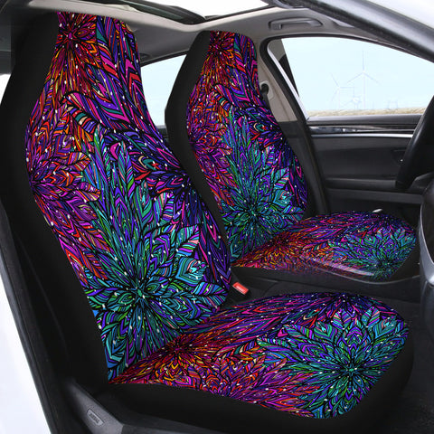 Image of Trippy Bohemian Mandala SWQT2035 Car Seat Covers